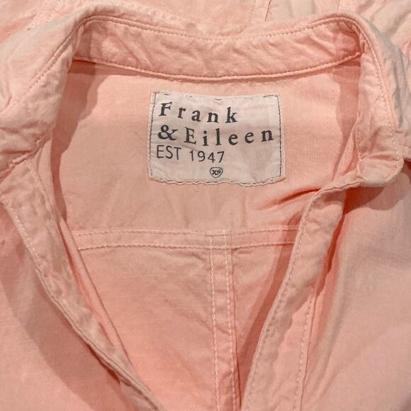 Frank & Eileen Ireland Performance Linen Playsuit Creamsicle Size XS One Piece - Picture 10 of 12